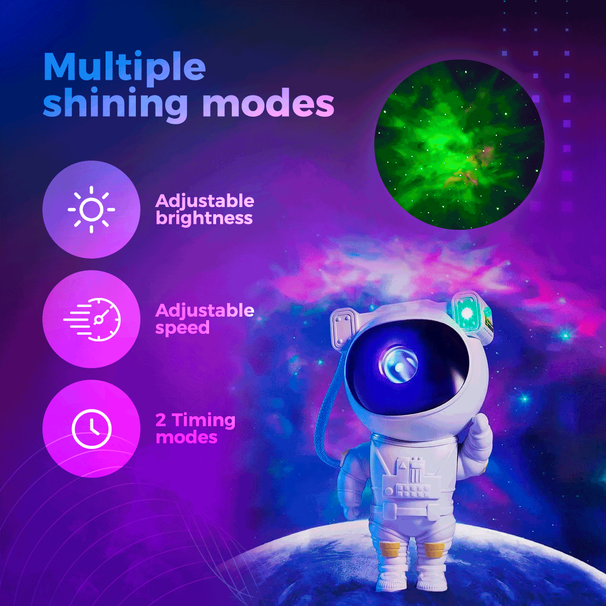 Astrovanaa Galaxy Projector